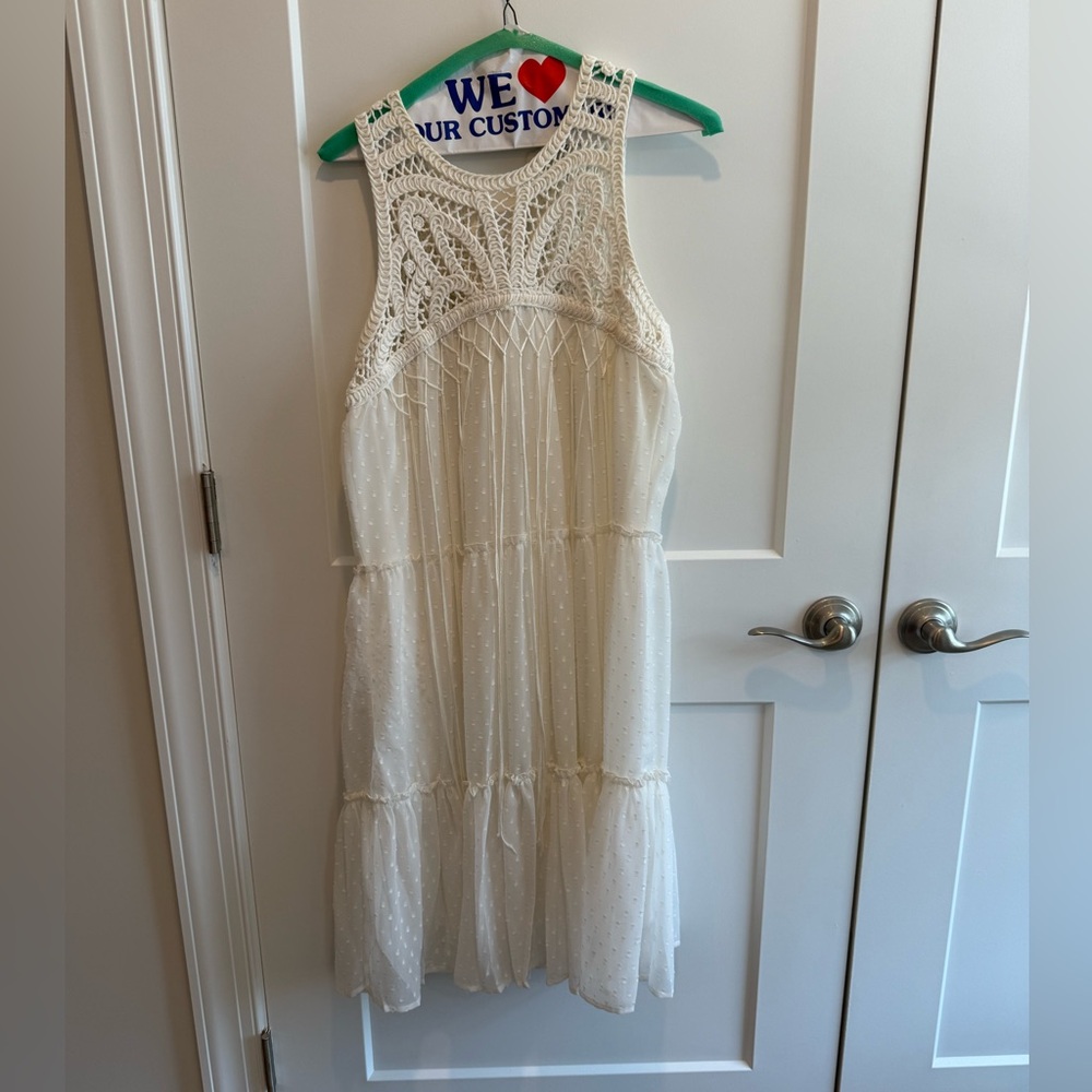 Dex Cream Lace Kids Dress